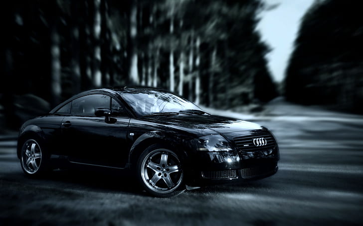 car, Audi, road, vehicle, Audi TT, HD wallpaper