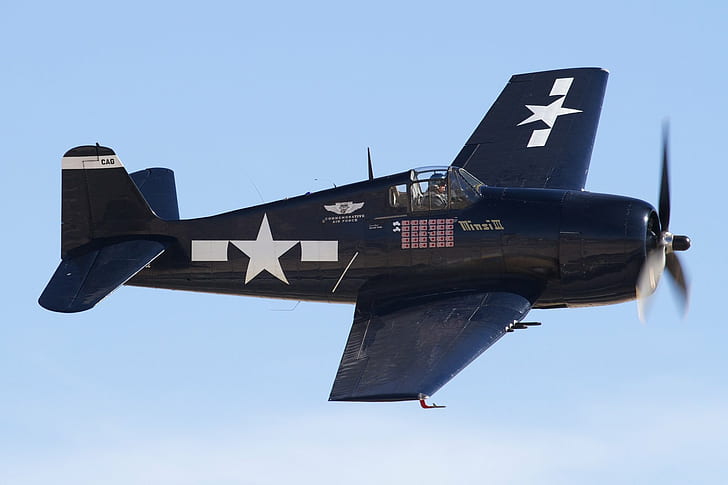 aeroplane, aircraft, airplanes, airshow, american, f6f, fighter