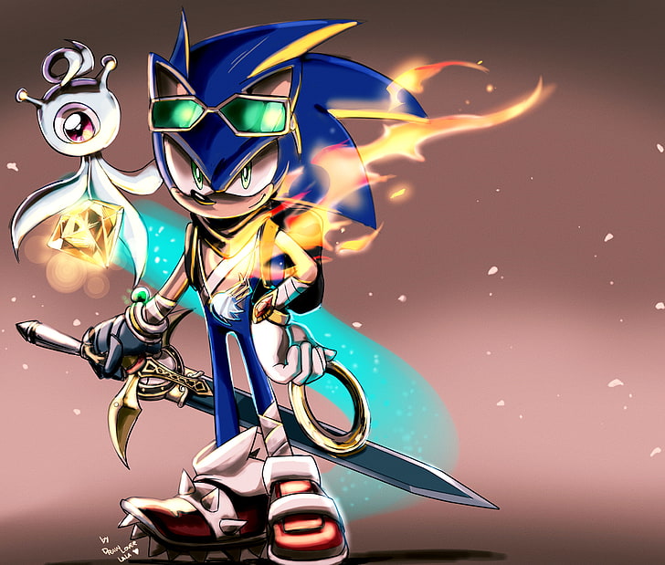 Sonic, Sonic the Hedgehog, multi colored, no people, art and craft, HD wallpaper