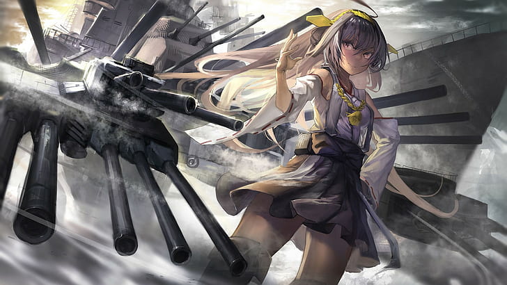 Kantai Collection, Kongou (KanColle), real people, one person, HD wallpaper