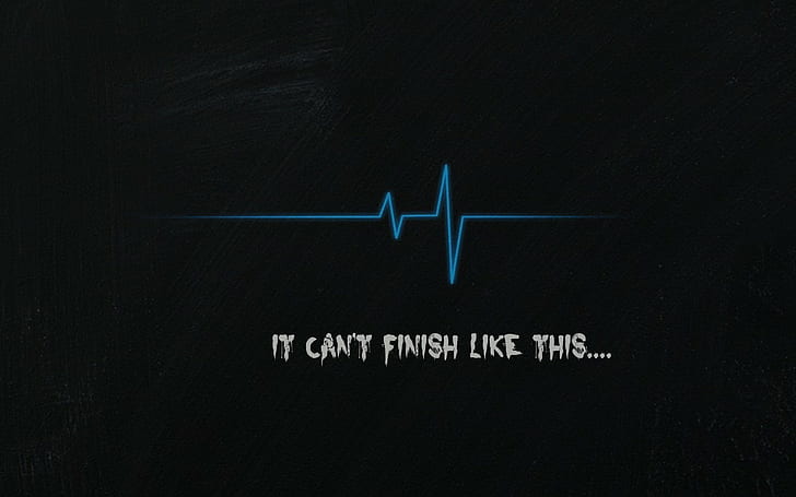 pulse, heartbeat, black, sad, HD wallpaper
