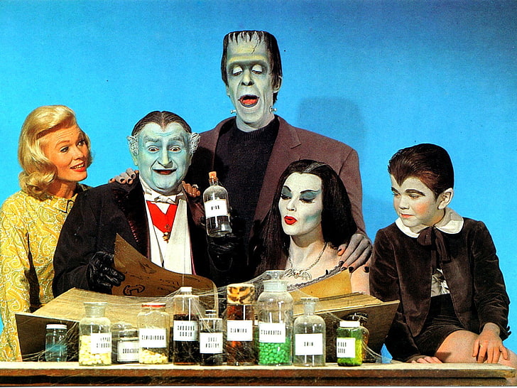 the munsters, arts culture and entertainment, human representation, HD wallpaper