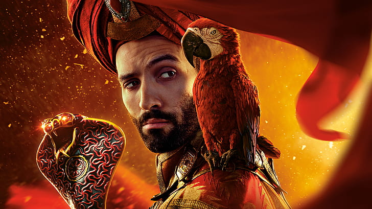 Movie, Aladdin (2019), Jafar, Marwan Kenzari, HD wallpaper