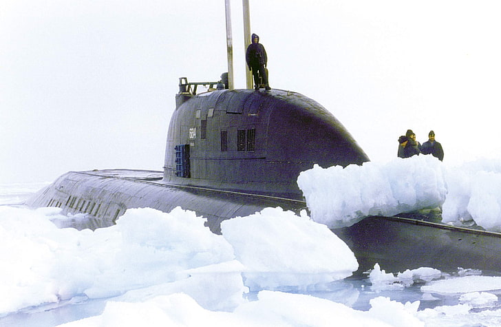 705 Lira, Alfa-class submarine, nuclear submarines, military, HD wallpaper