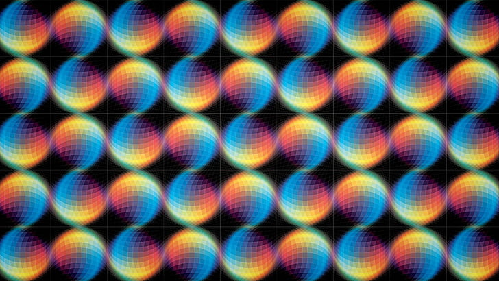 andy gilmore abstract colorful pattern, HD wallpaper