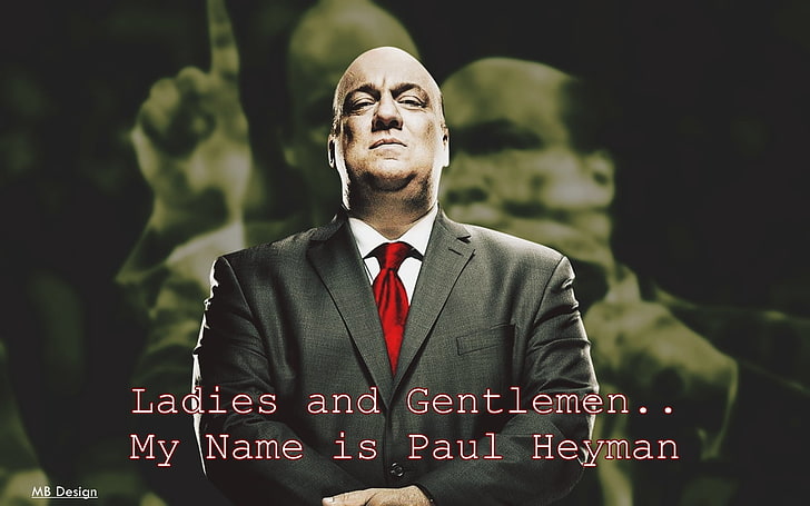 paul heyman , WWE, ecw, front view, men, one person, business, HD wallpaper