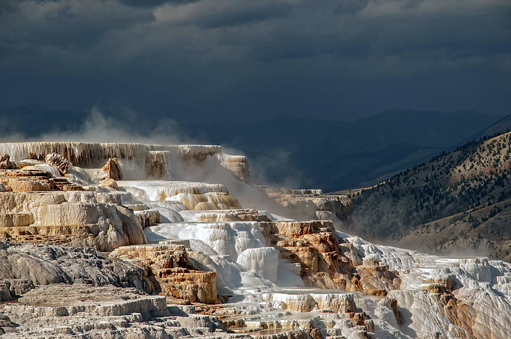 Yellowstone National Park, nature, landscape, mountain, scenics - nature, HD wallpaper