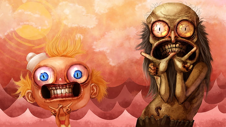 zombie illustration, cartoon, The Marvelous Misadventures of Flapjack, HD wallpaper