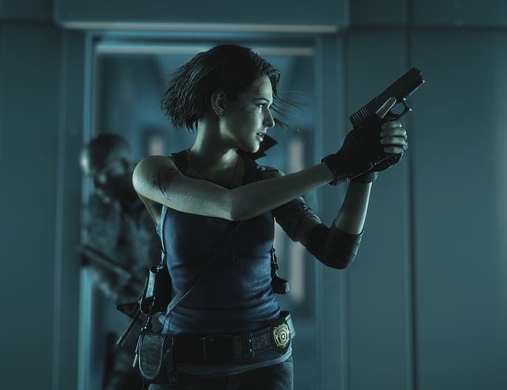 ArtStation - Jill Valentine (Resident Evil 3 Remake) Fan Art.