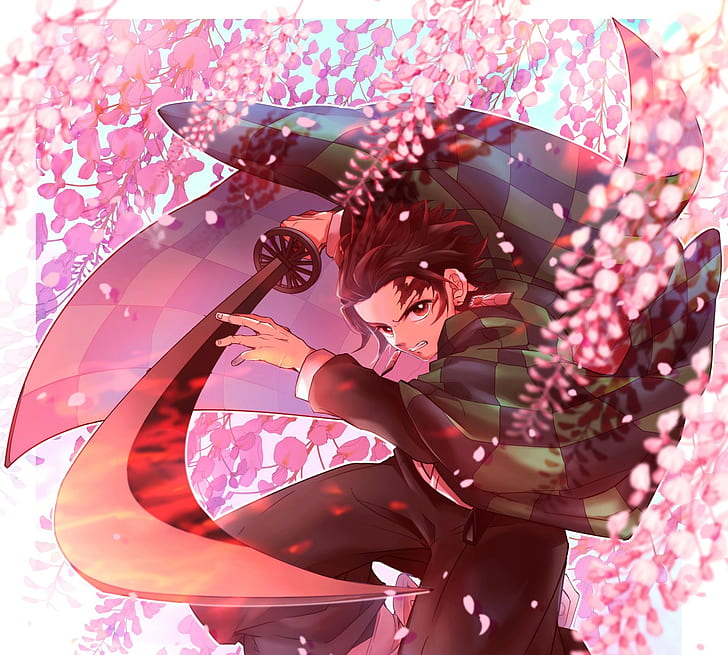 Anime, Demon Slayer: Kimetsu no Yaiba, Tanjirou Kamado, HD wallpaper