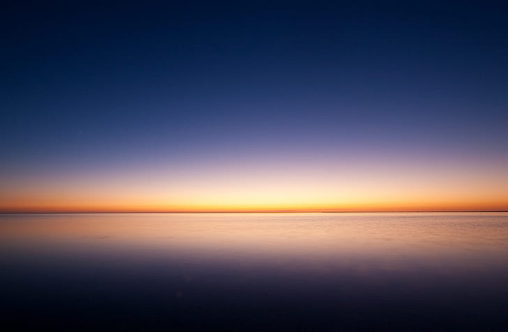 HD wallpaper: sunrise, ocean, minimalism, minimalist, hd, nature, simple  background | Wallpaper Flare