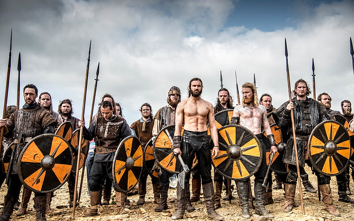 yellow and black shield, Vikings, Vikings (TV series), Rollo Lothbrok