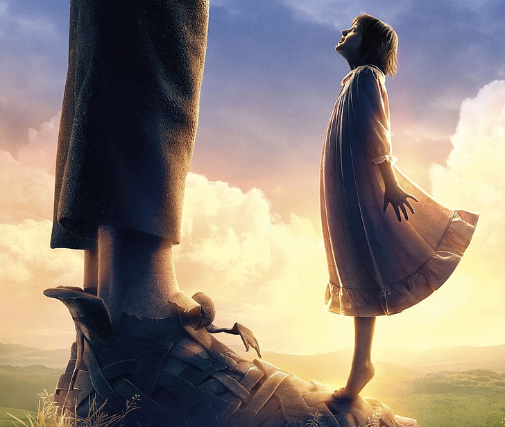 Movie, The BFG, sky, nature, women, leisure activity, two people, HD wallpaper
