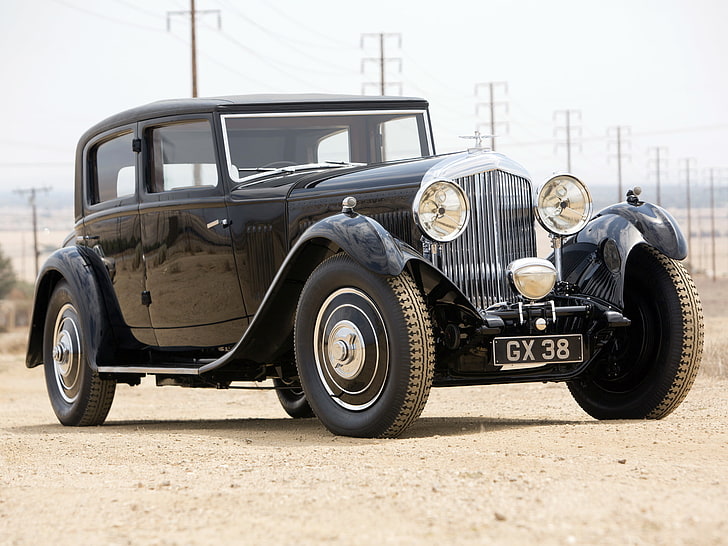 1932, 8 litre, bentley, limousine, luxury, mulliner, retro, HD wallpaper