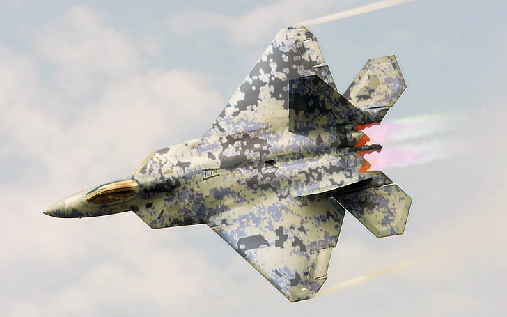 Jet Fighters, Lockheed Martin F-22 Raptor, HD wallpaper
