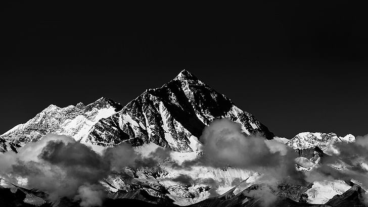 peak, asia, himalayas, himalaya range, chomolungma, ridge, landscape