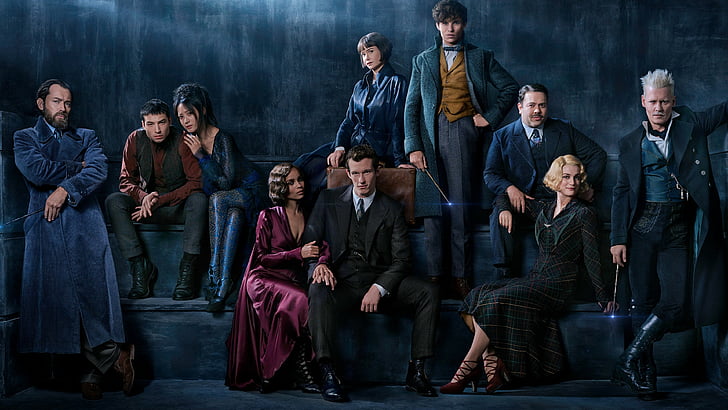 painting of group of people, Fantastic Beasts: The Crimes of Grindelwald, HD wallpaper