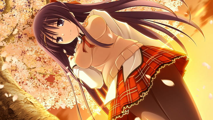 manga, anime girls, big boobs, HD wallpaper