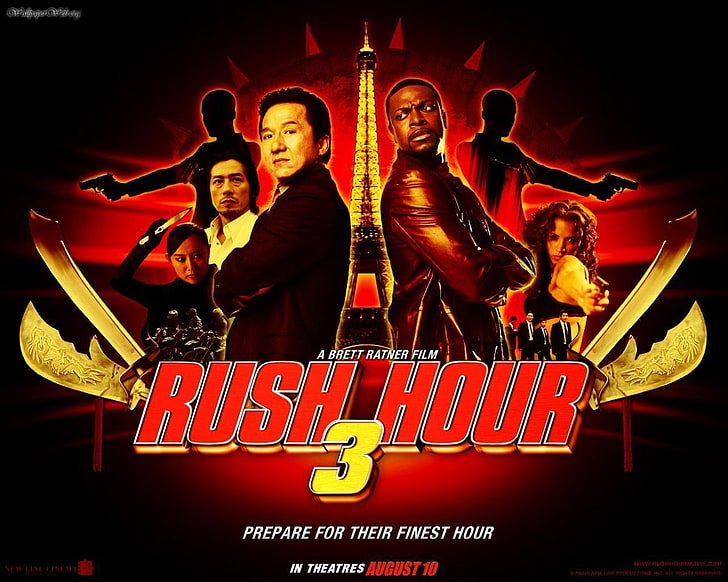 Movie, Rush Hour 3, Chris Tucker, Jackie Chan, HD wallpaper