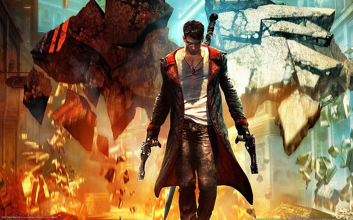 Devil May Cry Capcom Dante HD, devil may cry 5 wallpaper, video games, HD wallpaper