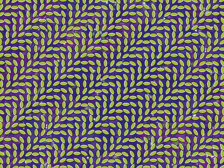 optical illusion, abstract, Merriweather Post Pavilion, Animal Collective, HD wallpaper