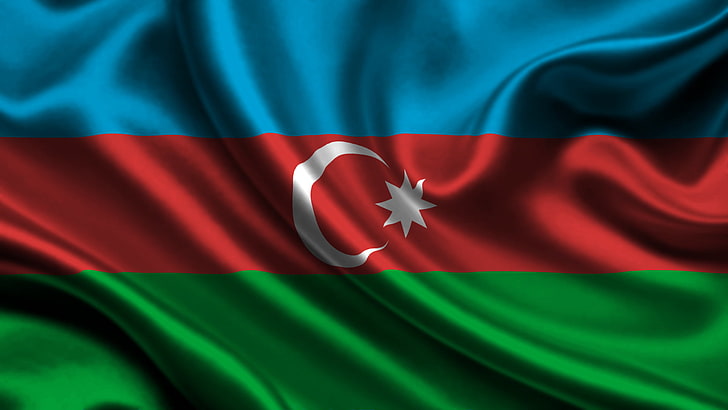 Turkey flag illustration, Azerbaijan, patriotism, symbol, national Landmark, HD wallpaper