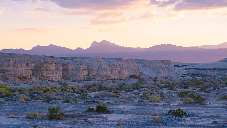 desert, mountains, sky, scenics - nature, rock, rock - object, HD wallpaper