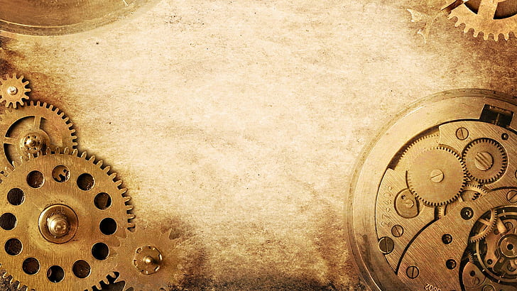 steampunk gears wallpaper