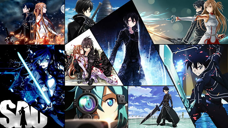 HD wallpaper: Sword Art Online, Sword Art Online II, Asada Shino, Asuna  Yuuki | Wallpaper Flare