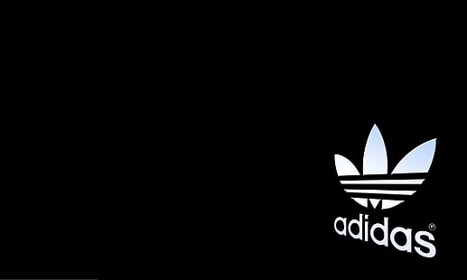black adidas logo