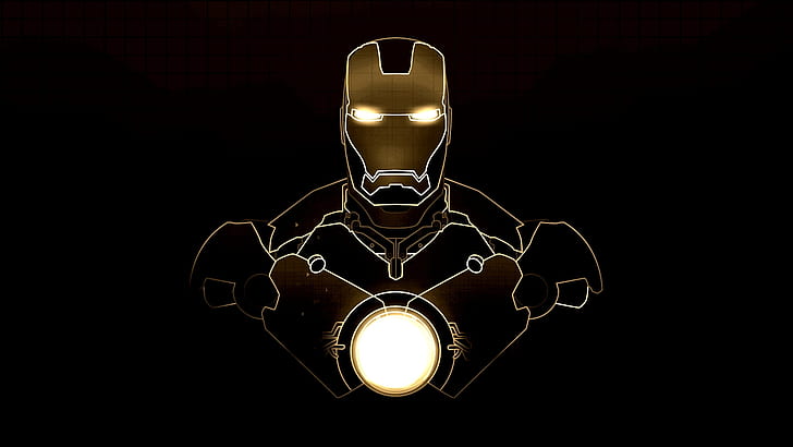 HD wallpaper: Iron Man Black HD, cartoon/comic | Wallpaper Flare