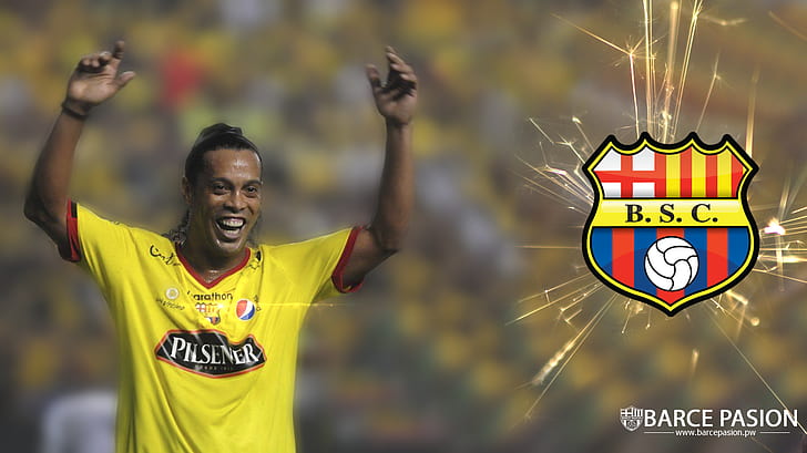 Barcelona SC, Ecuador, Ronaldinho, HD wallpaper