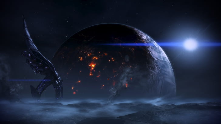 video games outer space planets mass effect 3 dead end thrills reapers 1920x1080  Space Planets HD Art