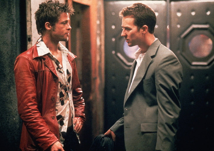 HD wallpaper: Movie, Fight Club, Brad Pitt, Edward Norton | Wallpaper Flare