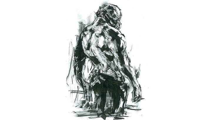 Bane - Batman, stencil of man, artistic, 1920x1080, the dark knight rises