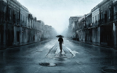 HD wallpaper: cloud, rain, raining, sad, water drops | Wallpaper Flare