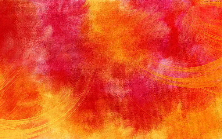 Colorful, Bright, Orange, Red, orange color, abstract, backgrounds, HD wallpaper