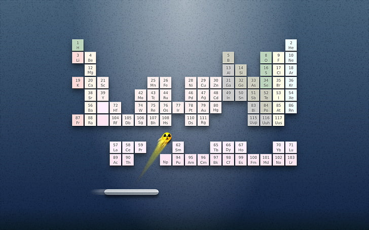 periodic table, the game, system, chemistry, chemical, elements, HD wallpaper