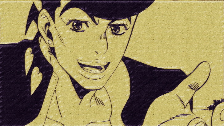 Anime, Jojo's Bizarre Adventure, Josuke Higashikata, HD wallpaper