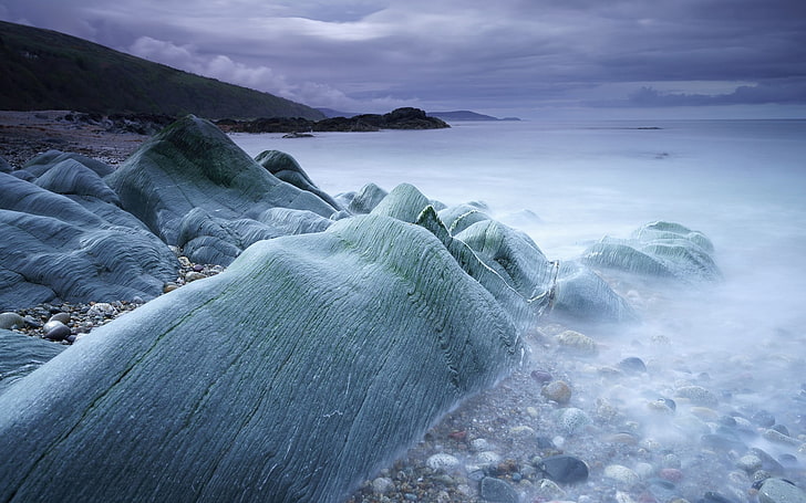 landscape, nature, coast, sea, Isle of Arran, Scotland, water