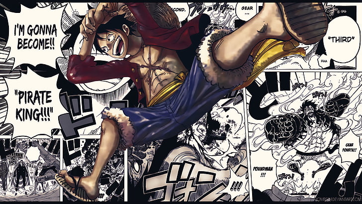 Anime, One Piece, Monkey D. Luffy, creativity, real people