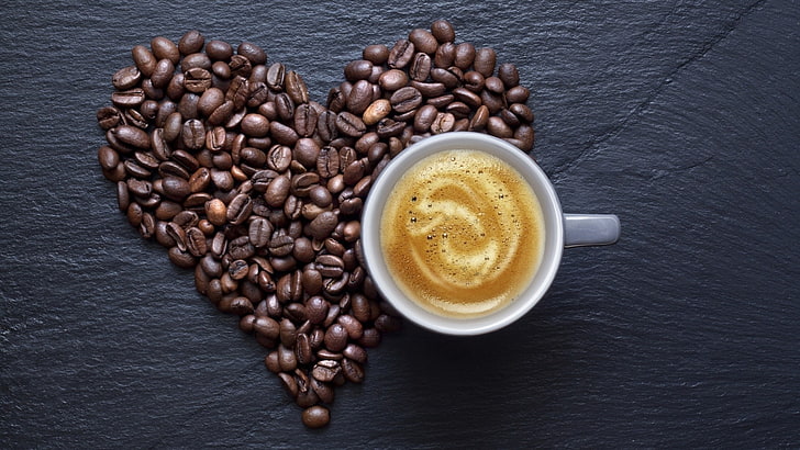 coffee, coffee - drink, food and drink, cup, refreshment, mug, HD wallpaper
