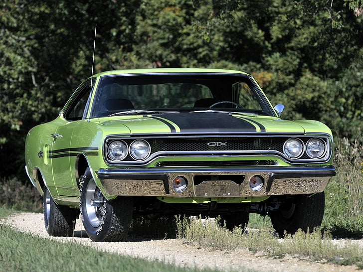 1970, classic, gtx, muscle, plymouth, rs23, HD wallpaper