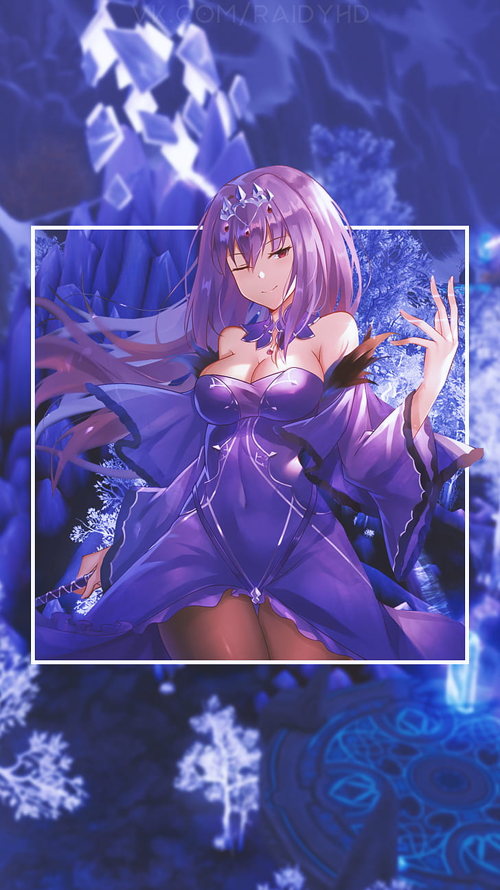 anime girls, picture-in-picture, Scathach ( Fate/Grand Order )