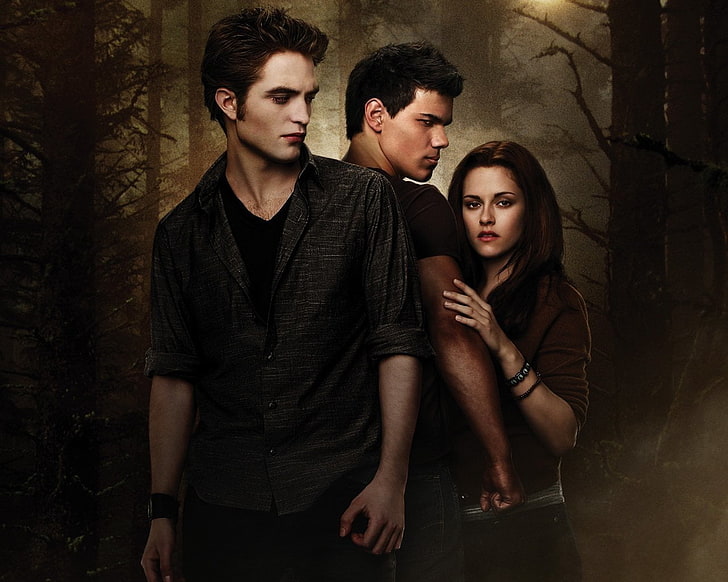 Twilight Saga New Moon Movie poster, Bella Swan, Edward Cullen, HD wallpaper