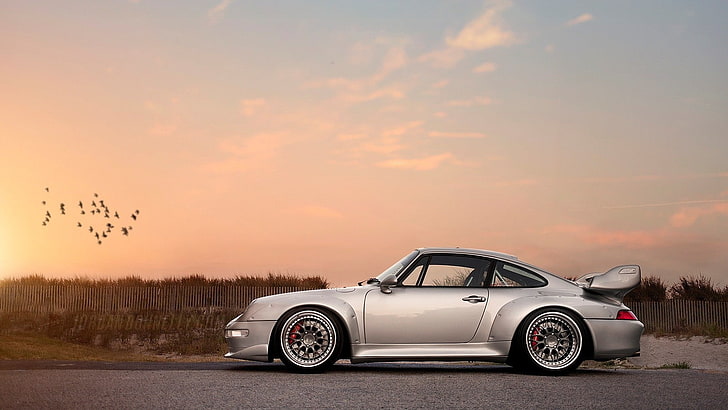 Porsche 911, car, mode of transportation, sky, motor vehicle, HD wallpaper