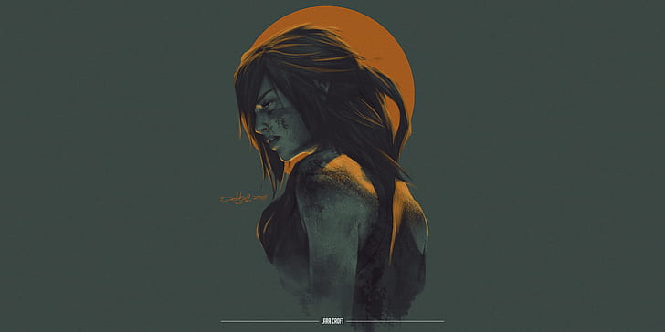 Tomb Raider, Art, Lara Croft, Illustration, Concept Art, Game Art, HD wallpaper
