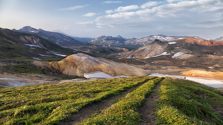 beautiful kamchatka mountains, scenics - nature, environment