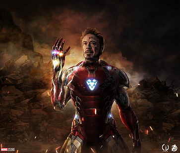 The Avengers, Avengers EndGame, Iron Man, Marvel Comics HD wallpaper