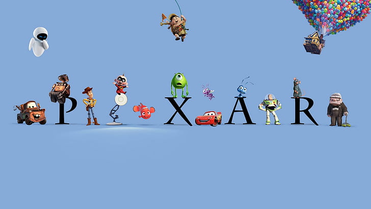 Pixar HD, cars, toy story, up